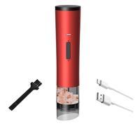 Grinder De Poivre - Shaker De Charge USB, Distributeur Automatique De Sel, Gadget Culinaire Élégant | Caractéristique De De 1200mAh De Haute Capacité, Conception Du Corps En Acier Inoxydable