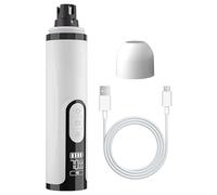 Grinder Des Ongles De Chien - Outil De Toilettage De L'ongle Pour Chiens Sans Fil, Coupe-ongles Électrique Rechargeable Calme | LED Fichier Éclairé Pour Les Chiots De Chiens De Chats | Ensemble De Péd