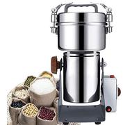Grinder for Kitchen,Electric Cereal Grain Grinder 220V, Commercial Large Capacity Spice Grinder Multifunction Herb Mill Coffee Crusher Stainless Steel Smash Machine, Fast