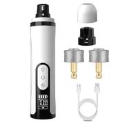Grinder Griffe pour Chien - Dispositif de meulage d'ongles d'orteils avec lumière LED pour chiot | Outil de toilettage électrique à 3 vitesses pour animaux domestiques de taille moyenne et grande