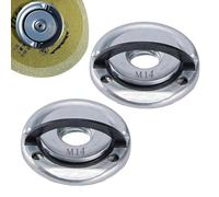 Grinder Locking Flange Nut - Threaded Clamp for Angle Grinder Discs | Alloy Steel Fastener with Pin Holes, Secure Wheel Mounting Part for Cutting Grinding Tools, Power Tools