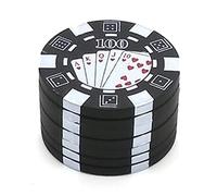 Grinder Moulin à Herbes Moulin à épicé pour Epices Herbes de Broyage (Black:40mm)