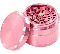 Grinder Moulin à Herbes Moulin à épicé pour Epices Herbes de Broyage (rose gold:40mm)