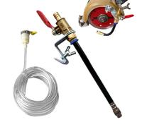 Grinder Water Attachment with Hose Brass - Adjustable Nozzle Sprinkler