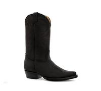 Grinders Louisiana Noir Hommes talon cubain Cow-boy Bottes en cuir 42