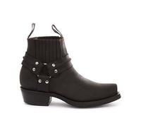 Grinders Renegade Lo Marron Unisexe Bottes en Cuir Cowboy Bikers Occidentaux Bottes Élevé 42