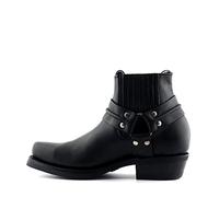 Grinders Renegade Lo Noir Homme Cowboy Bootes, Noir, 38 EU