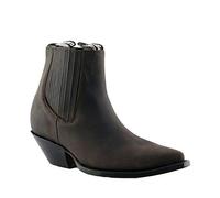 Grinders Unisexe Mustang Marron Cuir Western Cowboy Bottines Dansantes 42