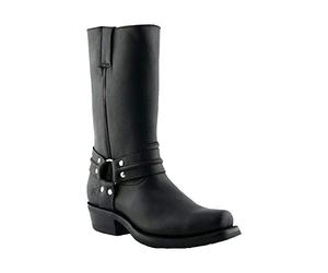 Grinders Unisexe Renegade Hi Cuir Cowboy Western Motard Bottes