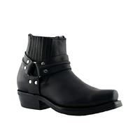 Grinders Unisexe Renegade LO Cuir Cowboy Western Motard Bottines