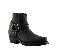 Grinders Unisexe Renegade LO Marron Cuir Cowboy Western Motard Bottines 41