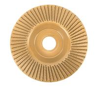 Grinding Shaping Disc Tungsten Carbide High Performance Wood Carving Disc For Woodworking Tools 125mm Durable Grinder Wheel (Gold)