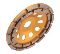 Grinding wheel, Flash Trend Lot De 3 Disques Abrasifs Diamantés À 2 Rangées De 150 Mm, 7 Pouces, For Ponceuse, Meuleuse, Coupe, Trou De 22 Mm,Tool