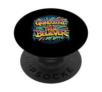 Grindology I Am A True Believer Citation de Style Urbain PopSockets PopGrip Adhésif