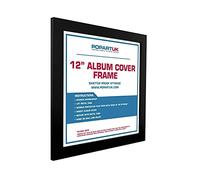 Grindstore Cadre 36 x 36 cm en Bois Noir pour Pochette d'album Vinyle LP 12 po