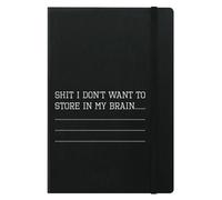 Grindstore - Cahier SHIT DONT WANT TO STORE IN MY BRAIN (Taille unique) (Noir)