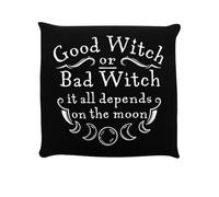 Grindstore Coussin noir Good Witch or Bad Witch