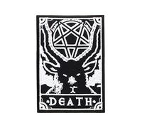 Grindstore Deady Tarot Death Patch Noir 6x9cm