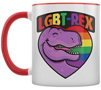 Grindstore LGBT-Rex Red Inner 2-Tone Tasse Blanc