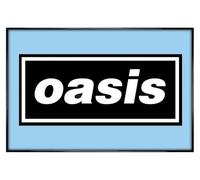Grindstore Maxi poster avec logo Oasis sur cadre noir brillant