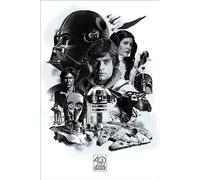 Grindstore Maxi poster plastifié Star Wars 40ème anniversaire