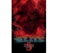 Grindstore Maxi poster Stranger Things - Ciel Vecna - Grande impression murale plastifiée 91,5 x 61 cm - Décoration murale pour la maison, le bureau, la salle de classe - Impression décorative - Idée