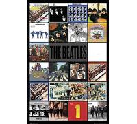 Grindstore Maxi poster The Beatles Albums - Cadre en bois noir