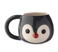 Tasse moulé Cute Penguin noir Noir G
