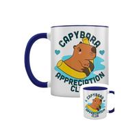 Grindstore Originals Capybara Appreciation Club Mug intérieur bleu bicolore