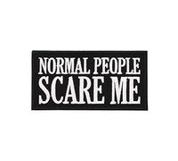 Grindstore Patch avec inscription Normal People Scare Me