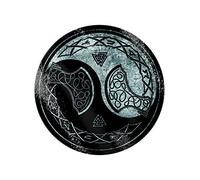 Grindstore - Planche à découper VIKING YIN YANG (Taille unique) (Noir)