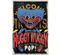 Grindstore Poppy Playtime (Huggy Wuggy) Maxi poster - Grande impression murale plastifiée - Décoration murale pour maison, bureau, salle de classe, idée cadeau, impression décorative 91,5 x 61 cm