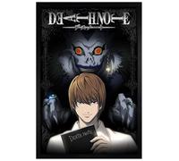 Grindstore Poster encadré Death Note From The Shadows en bois noir - Décoration murale/art - Idée cadeau pour le salon, la chambre à coucher, la maison ou le bureau