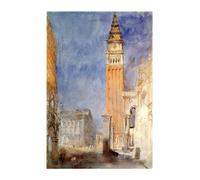 Grindstore Reproduction d'art Piazzetta Di S. Marco Wiliiam Turner 25 x 30 cm