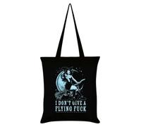 Grindstore Sac fourre-tout noir Witch Please I Don't Give A Flying F*ck