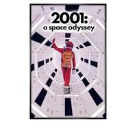 Grindstore Stanley Kubrick 2001 : Space Odyssey (Astronaute) Maxi poster encadré Noir brillant