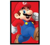 Grindstore Super Mario Maxi poster encadré en bois Noir 61 x 91,5 cm