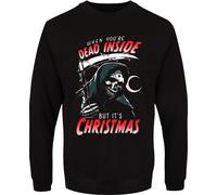 Grindstore - Sweat-shirt pour homme "When You're Dead Inside But It's Christmas" GR6842 (M) (Noir)