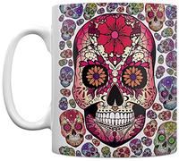 Grindstore - Tasse SUGAR SKULL (Taille unique) (Blanc)