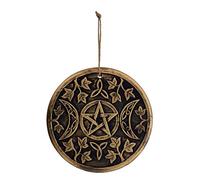 Grindstore Plaque Lune – Triple déesse circulaire marron, 1 pièce