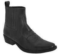 Gringos - Bottines WESTERN - Hommes (43 FR) (Noir) - UTDF757 Noir G