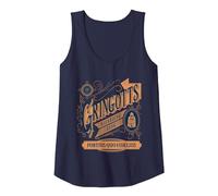 Gringotts Banque de Sorcier Harry Potter 2025 Débardeur, Femme, Bleu Marine, XL