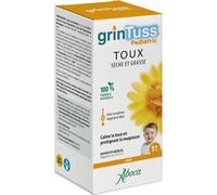Aboca GrinTuss Pediatric - Sirop Toux Sèche et Grasse, 180g