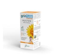 GrinTuss Sirop contre la toux pour enfants 128 g - Soulage la toux des voies respiratoires supérieures et protège la muqueuse