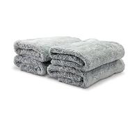 Griot's Garage 10286 Lot de 4 Serviettes Ultra pelucheuses sans Bords