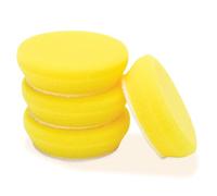 Griot's Garage Lot de 4 tampons de polissage, mousse, jaune, 5,1 cm