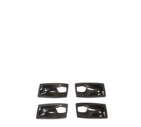 Griozzyi Couvercle poignée porte Poignée de Porte Intérieure Décoration Cache Protection Autocollant Accessoires Intérieur Pour BMW Série 5 E60 2004-2010(2004-2006,B)