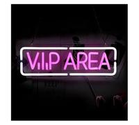 Griozzyi Enseigne lumineuse Enseigne lumineuse néon pour espace VIP, applique murale dimmable en acrylique pour bar/jeux(One)