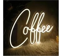 Griozzyi Enseigne lumineuse Pour lampe néon, emprunt de mot « café » pour enseigne acrylique