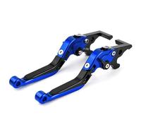 Griozzyi Levier de frein de moto Ensembles de leviers pour moto pliables réglables extensibles d'embrayage frein pour X-MAX 125 250 300 400 2017-2022(Bleu)